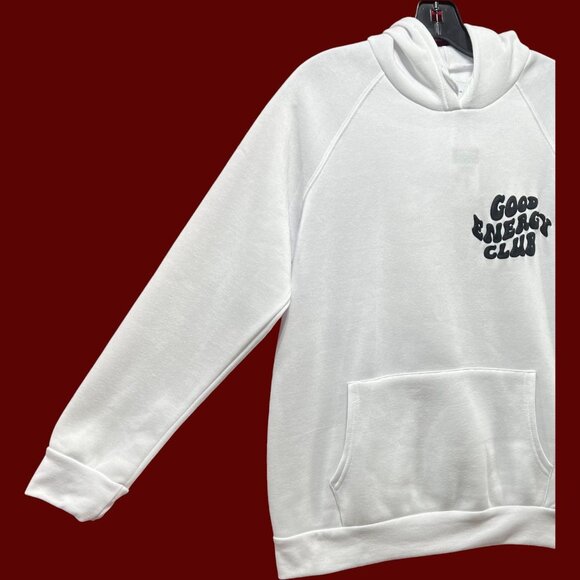 Rue 21 - Men's Long Sleeve Hooded Sweatshirt - White - Small - Picture 13 of 15